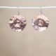 Earring Copper Disc 1