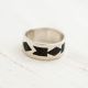 Black Pipestone Design Ring
