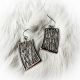 Earring Basket Weave SS