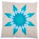 Sparkled Turquoise Star Quilt