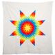 Rainbow Colored Star Quilt