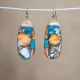 Smashed Stoned Inlay Earrings