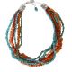 Six i-Strand Navajo Bead Necklace