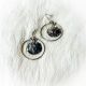 Earrings Small Silver Gong/SS