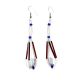 Earrings Feathers Bead-Quill