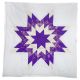 Purple & Gold Star Quilt