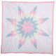 Sky Blue & Pink Star Quilt