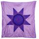 Purple Satin Star Quilt