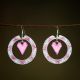 Circled Heart Earrings