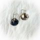 Earrings Small Silver Gong