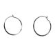 1 Inch Silver Hoop Earrings