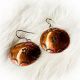 Earrings Copper Circle/Animals