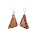 Copper Design Earrings