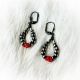Earring Loop Nav Pearl-Coral