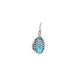Wired Turquoise Stone Pendant