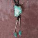 Wire Wrapped Turquoise Bolo
