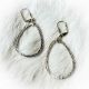 Earring Loop Hammered