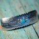Feather Turquoise Barrette