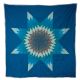 Blue & Turquoise Star Quilt