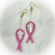 Breast Cancer Earrings