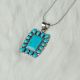 Necklace Square Turquoise