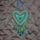 Beaded Heart Pouch Necklace