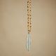 Beaded Feather Necklace
