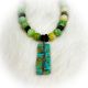 Necklace Jade-Jet-Mosiaic Inla