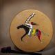 Painted  Warrior & Horse Drum