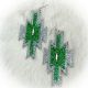 Earrings Foam Glitter