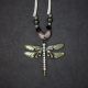 Dentalium Dragonfly Necklace