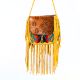 Leather & Pendleton Purse Multicolored with Leather Flap