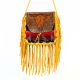 Multi Pendleton with Skull on Leather Flap