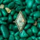 Ring Diamond Shaped Opal