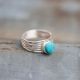 Wired Turquoise Ring