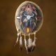 Shield Hide Buffalo Painted