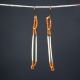 Quill Earrings with Beads