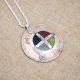 Inlay Turtle Medallion Necklace