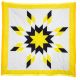 Yellow & Black Baby Star Quilt