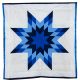 Shades of Blue Baby Star Quilt