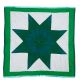 Beautiful Green Baby Star Quilt
