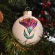 Hand-Painted Floral Design Ornament