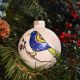 Hand-Painted Morning Doce Ornament