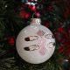 Hand-Painted Ornament with Gemstones