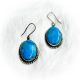 Earring - Turquoise Oval