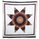 Shades of Brown w/Animal Print Morning Star Quilt