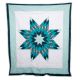 Turquoise w/Native Design Star Quilt