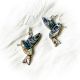 Earrings Hummingbird Abalone S