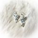 Earrings Hummingbird MOP