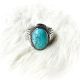 Ring SS Turquoise Oval